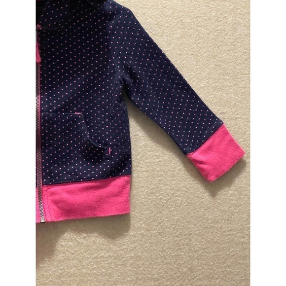 Genuine Kids Jacket Girls 2T Blue and Pink polka-dotted - Picture 5 of 9